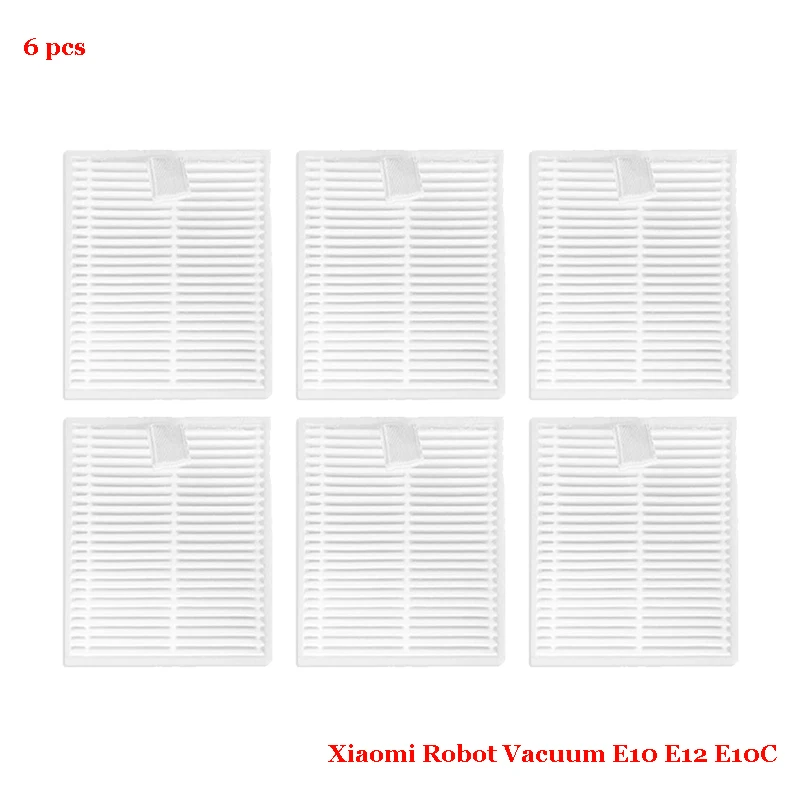 

Запчасти для робота-пылесоса Xiaomi E10 E12 B112, Швабра, боковая щетка, фильтр НЕРА, тряпка, тряпка, аксессуары