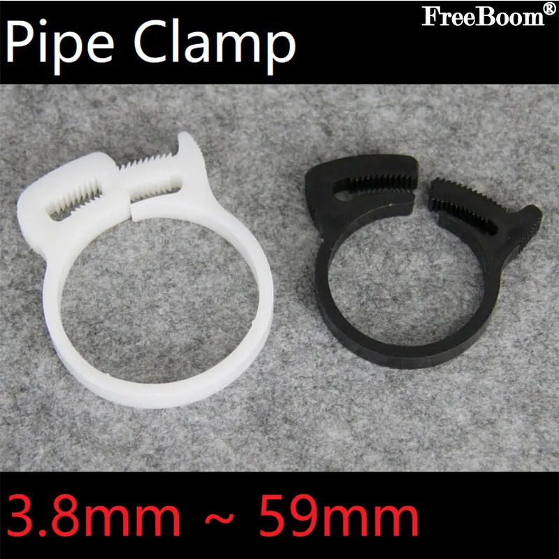 

10pcs Hose Clamps 3.8~59mm Plastic Line Water Pipe Strong Clip Spring Cramps Fuel Air Tube Fitting Fixed Tool