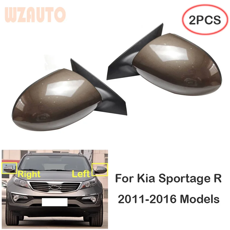 

2 шт., автомобильные крылья и боковые зеркала заднего вида для Kia Sportage R 2011 2012 2013 2014 2015 2016, 3 провода, 7 проводов
