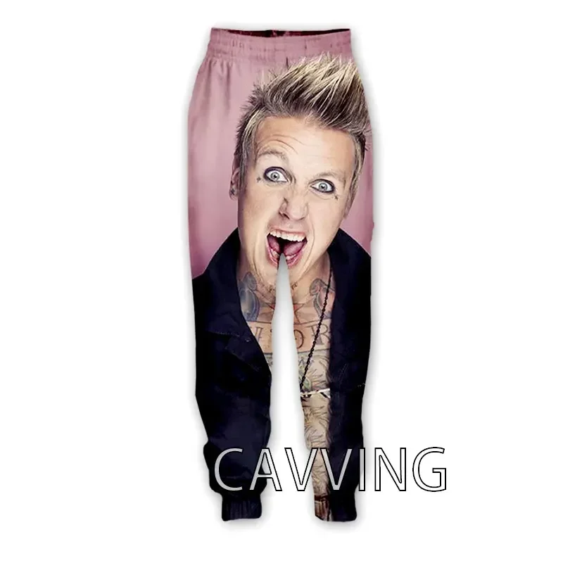 Новые модные повседневные брюки Papa-Roach с 3D принтом спортивные тренировочные