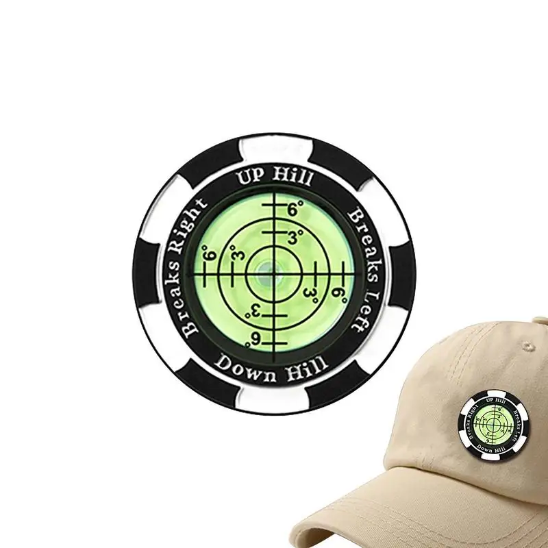 Ball Marker Level High Precision Golf Putting Aid Golf Slope Putting Level Reading Ball Marker