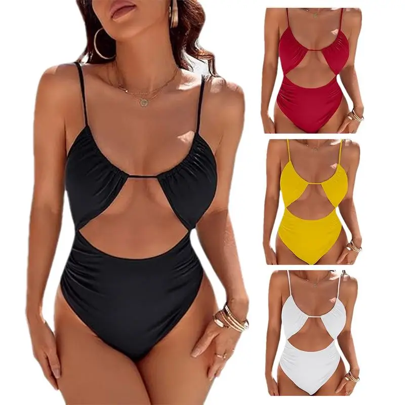 Купальники для контроля живота монокини купальники сексуальные с высоким