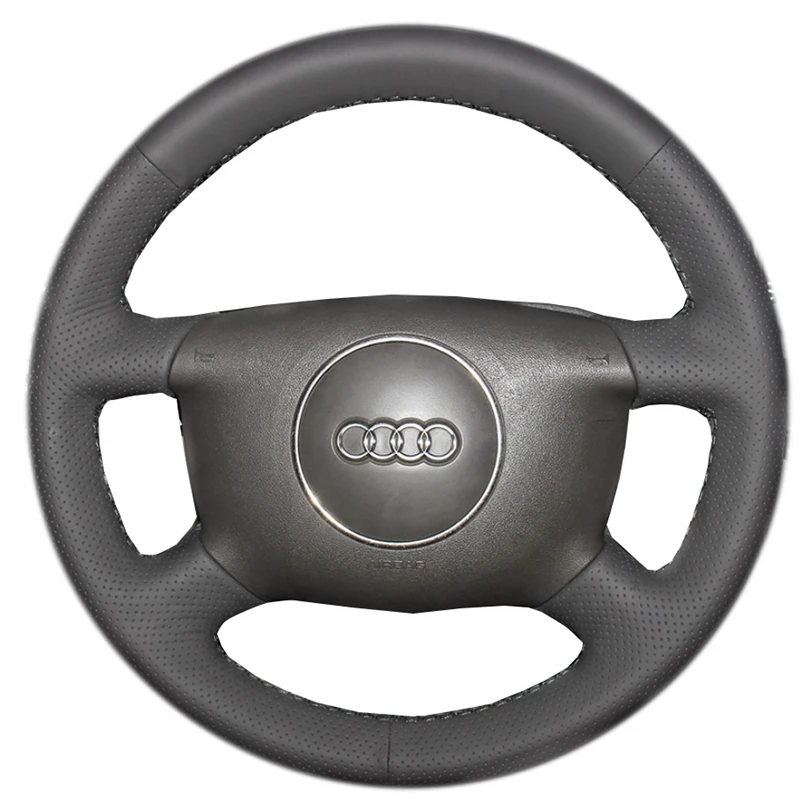 

Сшитая вручную черная искусственная кожа для Audi A4 A6 A8 A8 L 1998-2001 Allroad 2001 автомобильные аксессуары