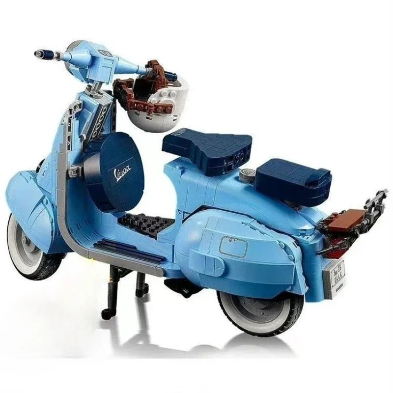 Винтажные строительные блоки для скутера Модель сборки электрического