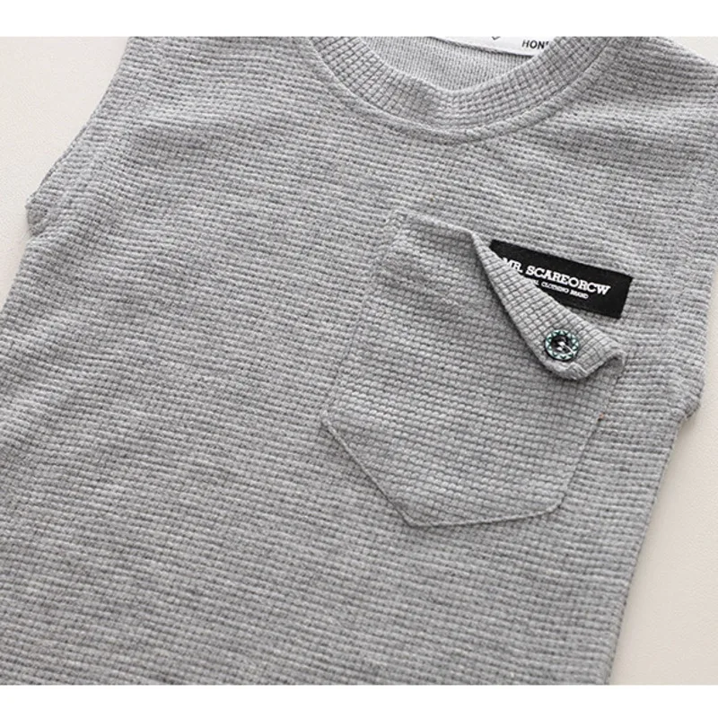 Новинка летняя одежда для маленьких мальчиков Детские наряды жилет и шорты