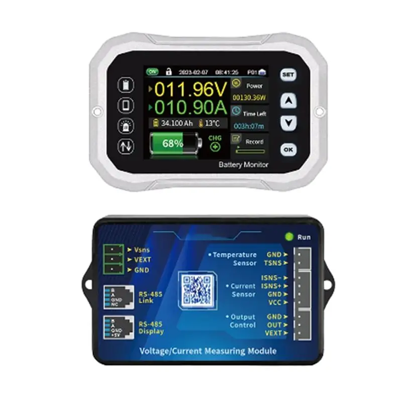 Фото KH110F 0-120В 100А Bluetooth-монитор заряда батареи, индикатор емкости, счетчик кулонов, комплект 1 шт. №4