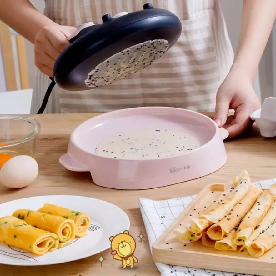 

220V spring roll Machine Crepe Maker Pancake Machine baking pan Pie Cake maker Nonstick Griddle kitchen cooking tools
