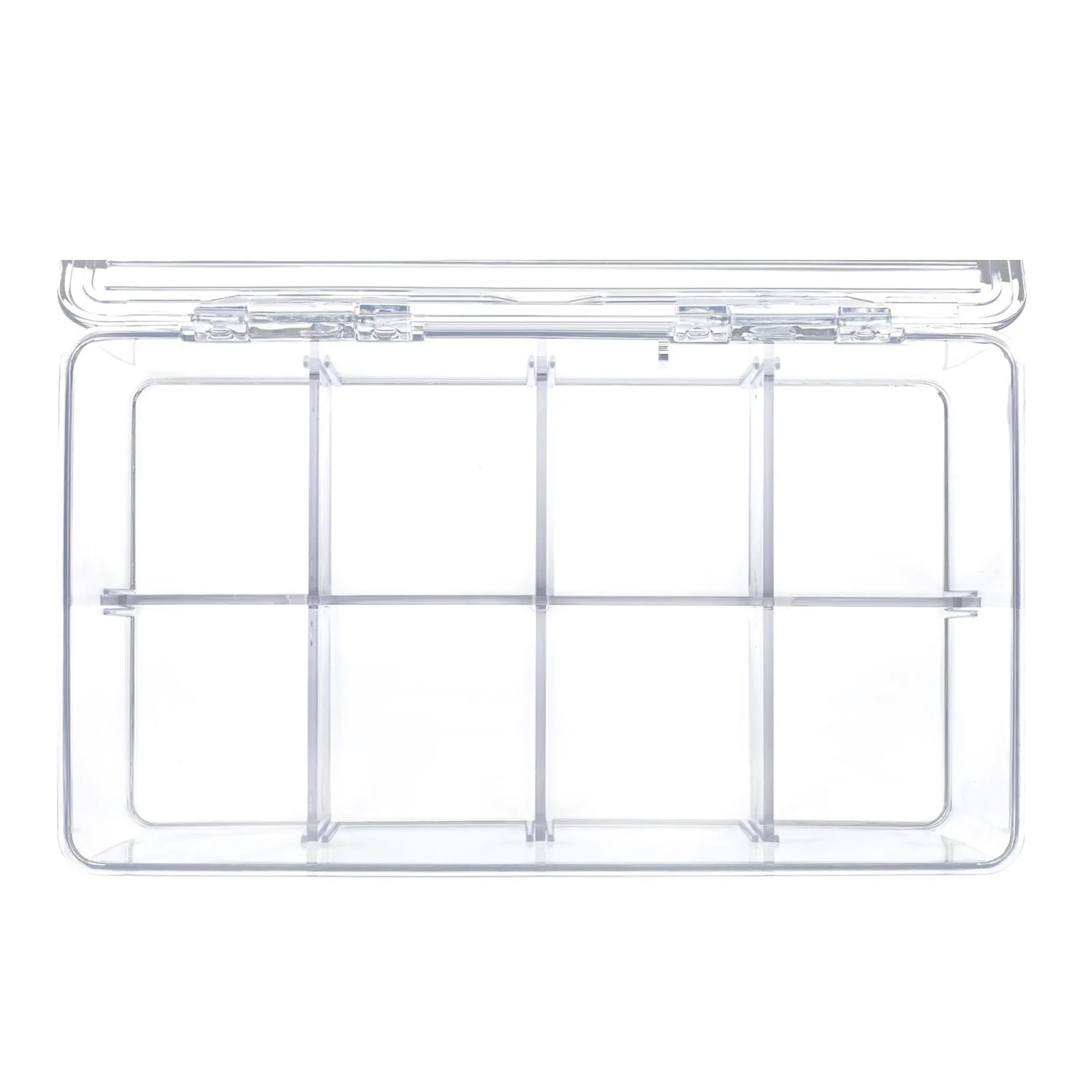 

Plastic Tea Bag Divided Storage Bin 8 Compartments Storage Bins for Holding Tea Bags Condiments