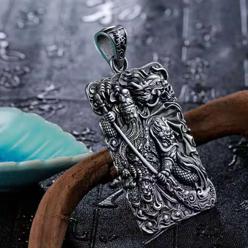 Yibo Yuntian Guan Erye ожерелье мужской Gong металлический крутой кулон подарок для