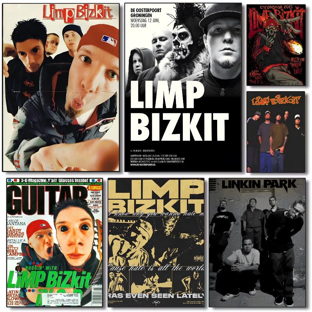 Фото L-Limp Band Bizkit постер HD арт липкая стена водонепроницаемый дом гостиная спальня бар эстетическое украшение №1