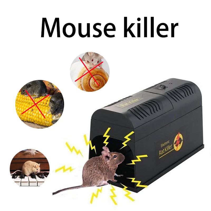 

Electric High Voltage Mouse Rat Trap Reusable Mouse Killer Electronic Rodent Mouse Mice Home Use Pest Control Tool