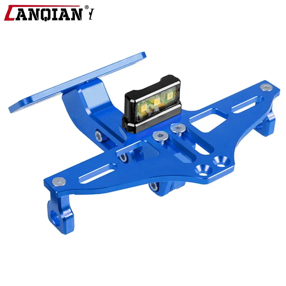 Универсальный Кронштейн номерного знака мотоцикла со светом для пластины KAWASAKI