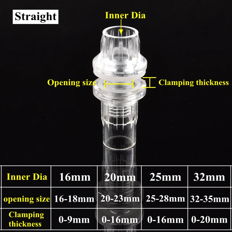 

SgooHan акриловый соединитель для аквариума 16-32 мм
