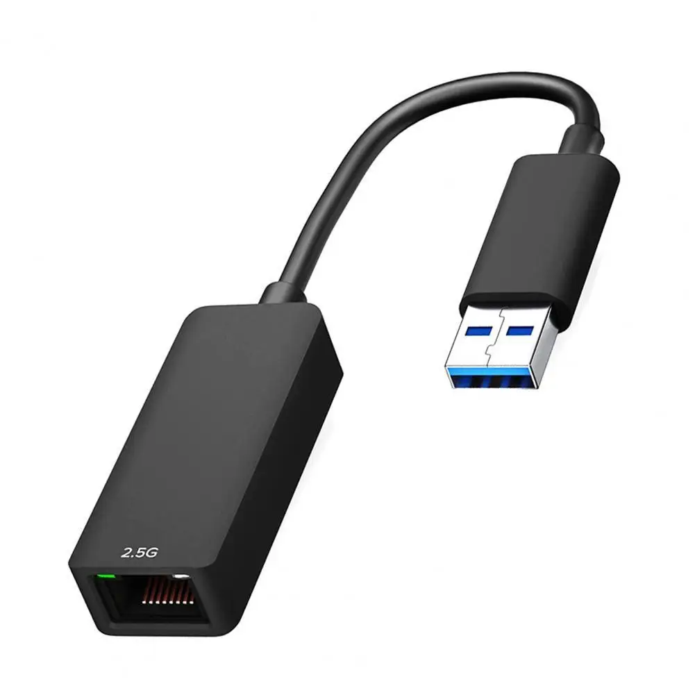 

Compact Lightweight Stable Performance USB/Type-C 3.1 to RJ-45 2.5Gbps USB Ethernet Adapter Network Adapter for MacOS