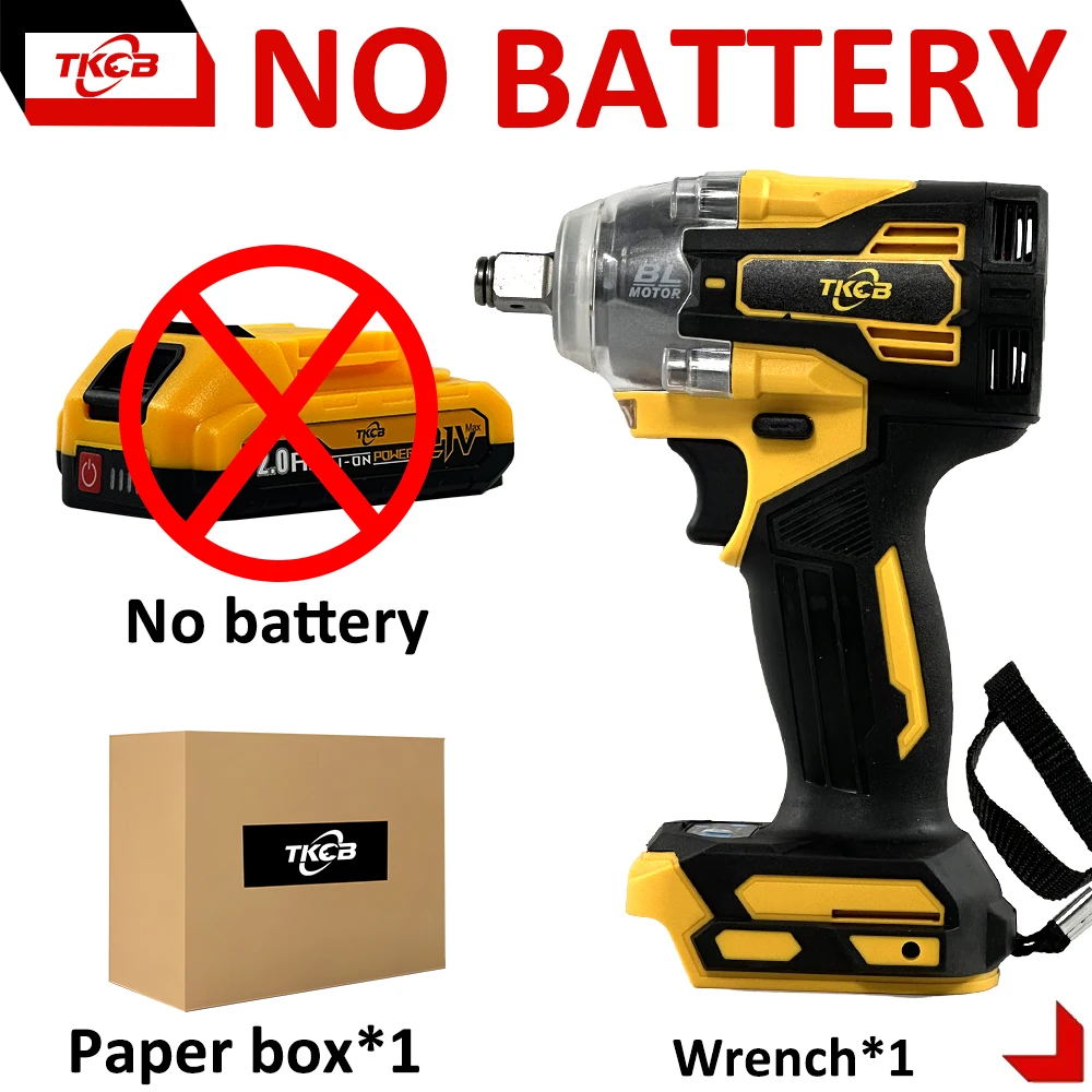 

Бесщеточный ударный гайковерт TKCB 520N.M