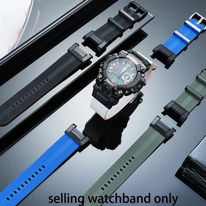 Фото Часы Casio Big Mud King третьего поколения GWG-B1000, спортивные и повседневные, черные, силиконовые, для плавания, с браслетом DIY. №3