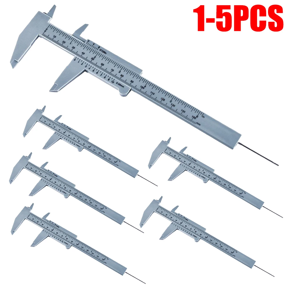 

Makeup Portable 150mm Plastic Eyebrow Measuring Vernier Caliper Tattoo Microblading Ruler Permanent Make-Up Measurement