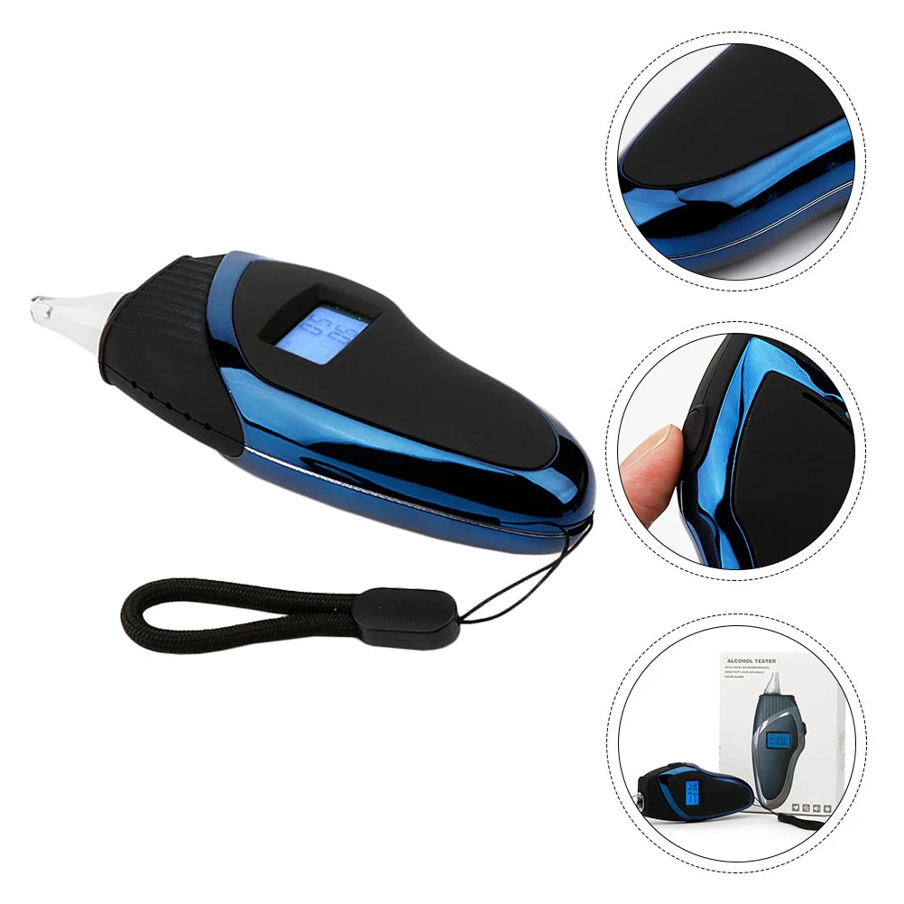 

Tester LCD Screen Analyzer 10.8*5*3cm Breathalyzer Black Plastic