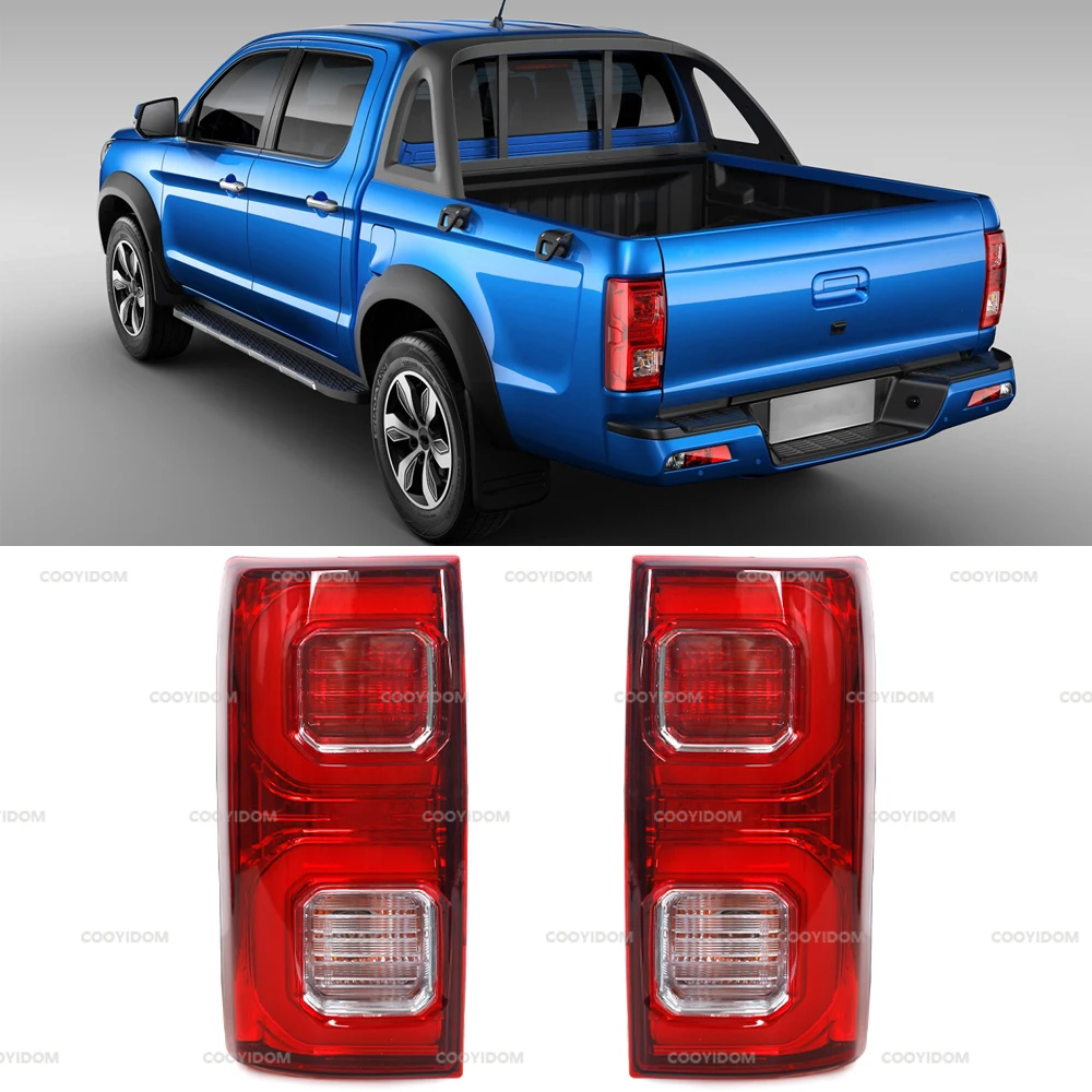 Car Rear Tail Light Brake Lamp With Bulbs Wire Harness For JAC T8