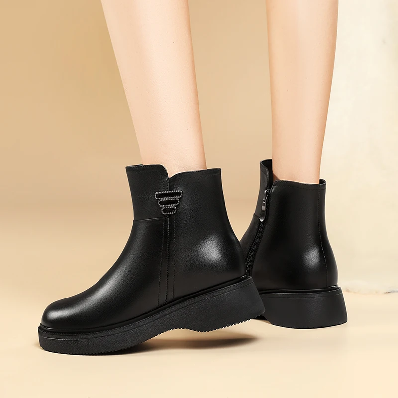 Рисунок 5 - Женские зимние ботинки AIYUQI из натуральной кожи