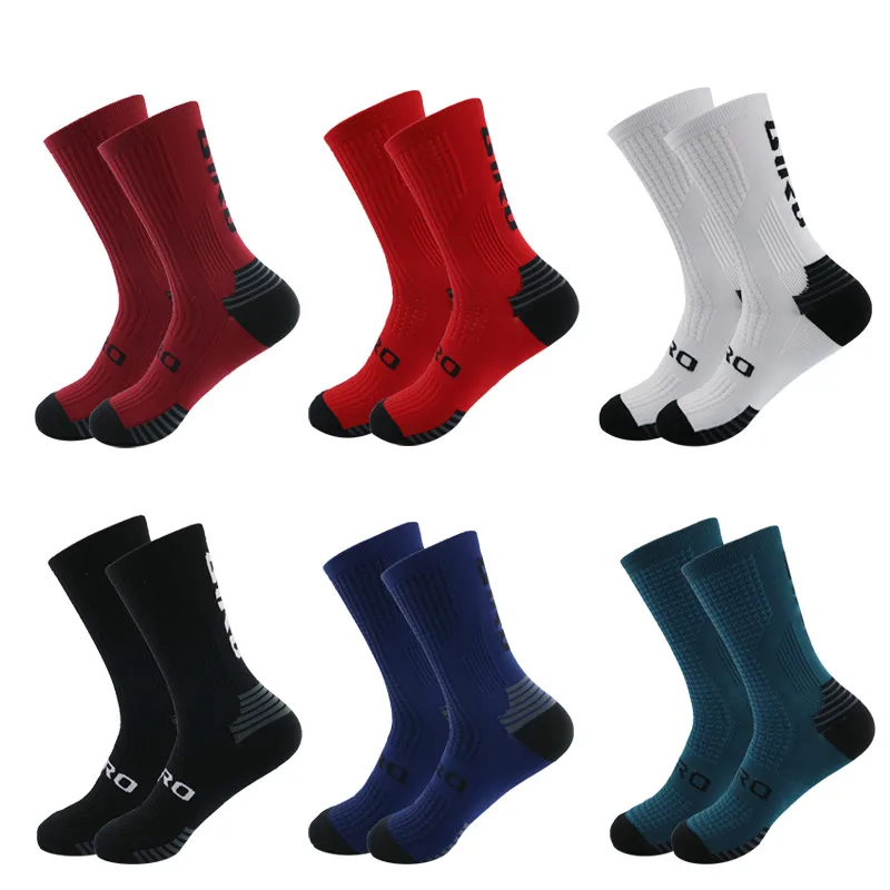 

New Sports Compression Cycling Socks Men Professional Racing Mountain Bike Socks Comfortable Breathable Calcetines Ciclismo