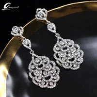 elegant large earring femme dangle earrings accessories for women drop wedding bride earing jewelry