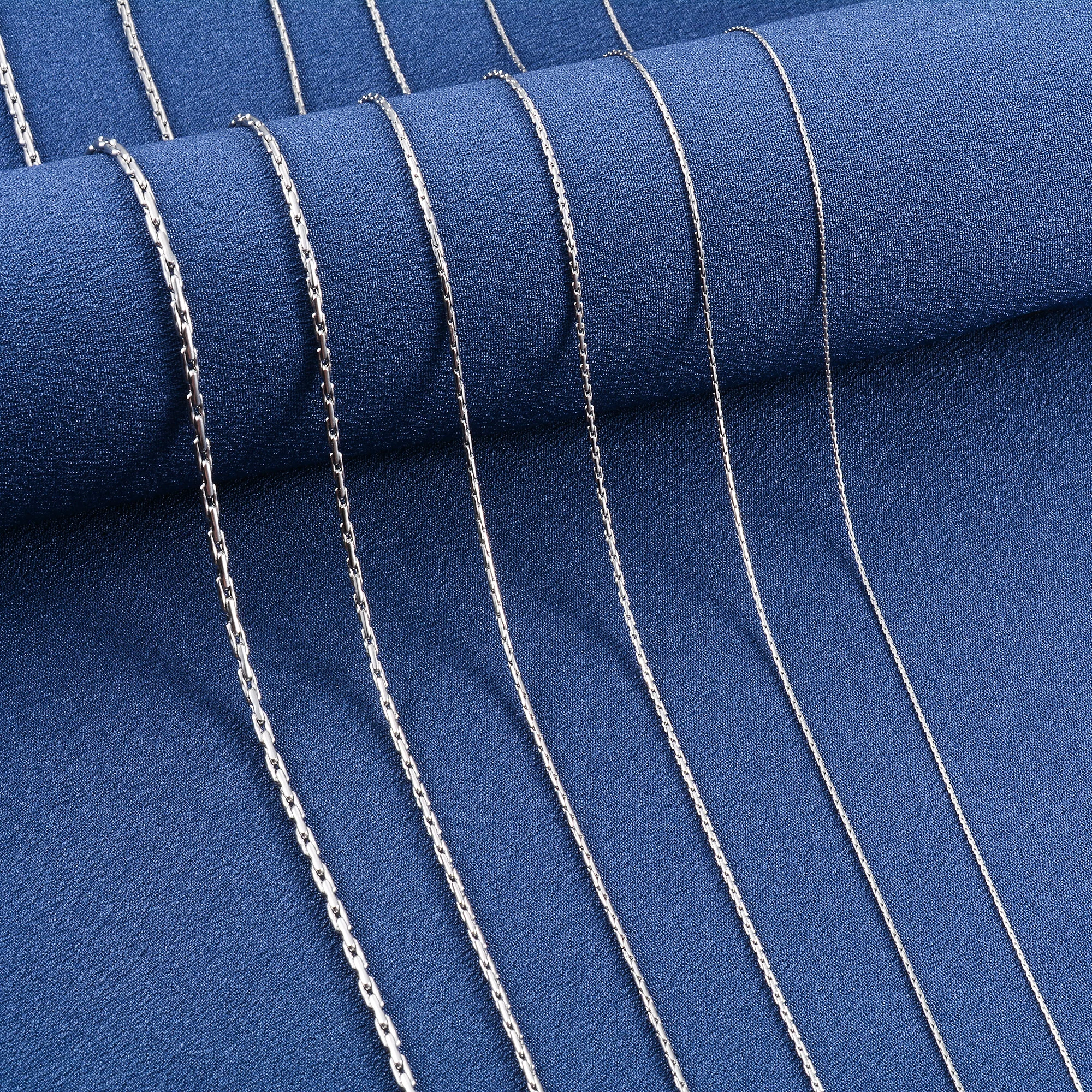 Кабельная цепь на шею из нержавеющей стали