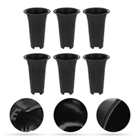 6pcs orchid pots flower planter holder with holes pot baskets container home garden office supplies 4inch