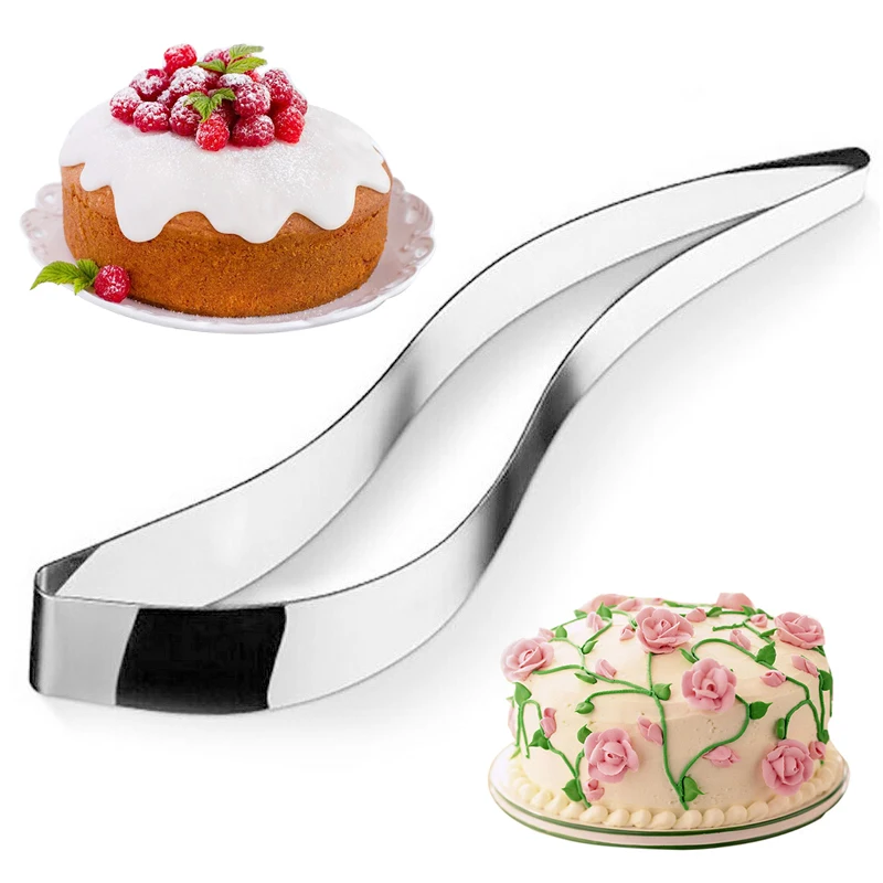 

Cake Slicer Server Stainless Steel Cake Cutters Pastry Divider Knife Cookie Fondant Dessert Tools Pie Knife Cutter Mold Gadget