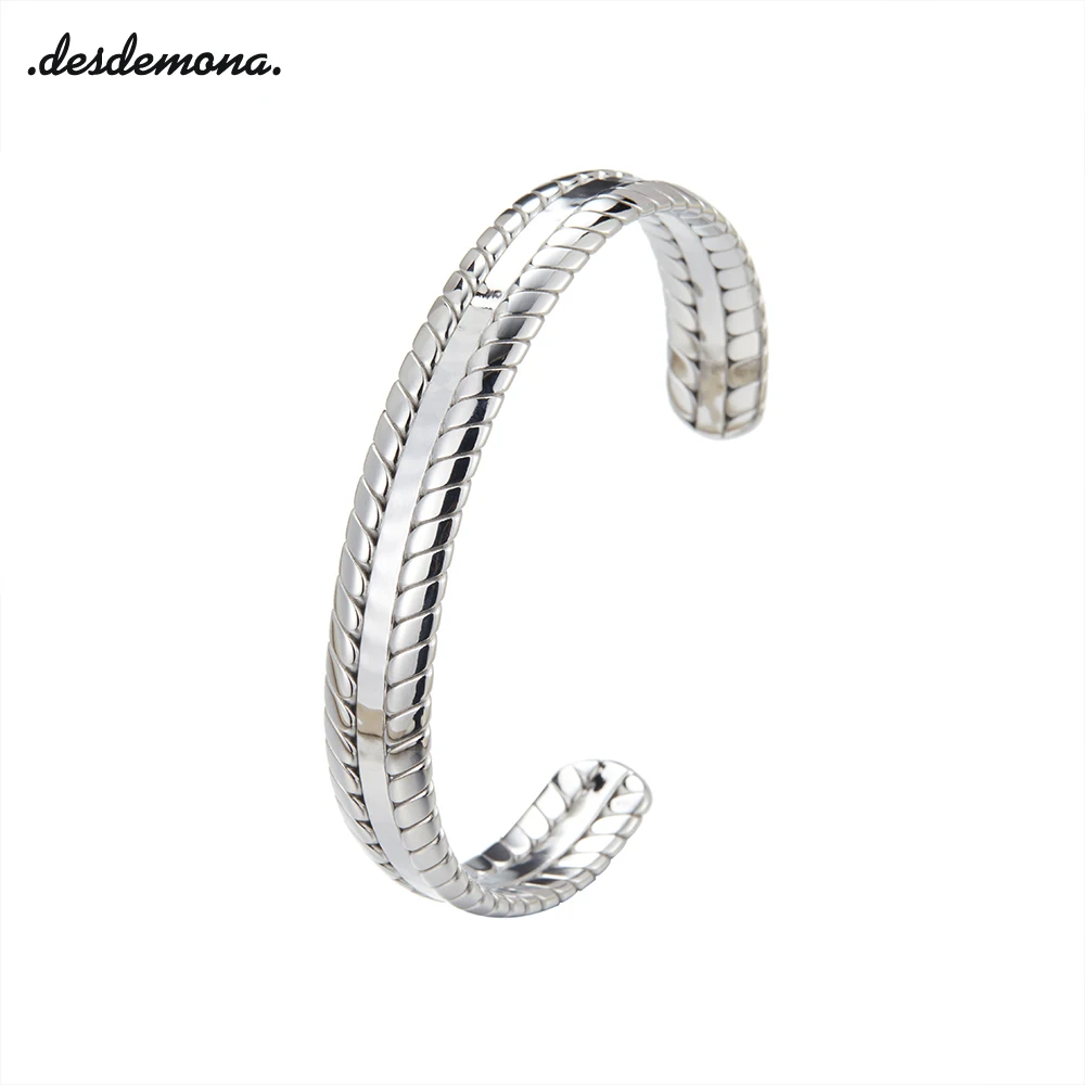 

Snake Scale Pattern Cuff Bracelet Bangle for Men Women Retro Fashion Party Jewelry Silver Gold Color Male Female Bracelet