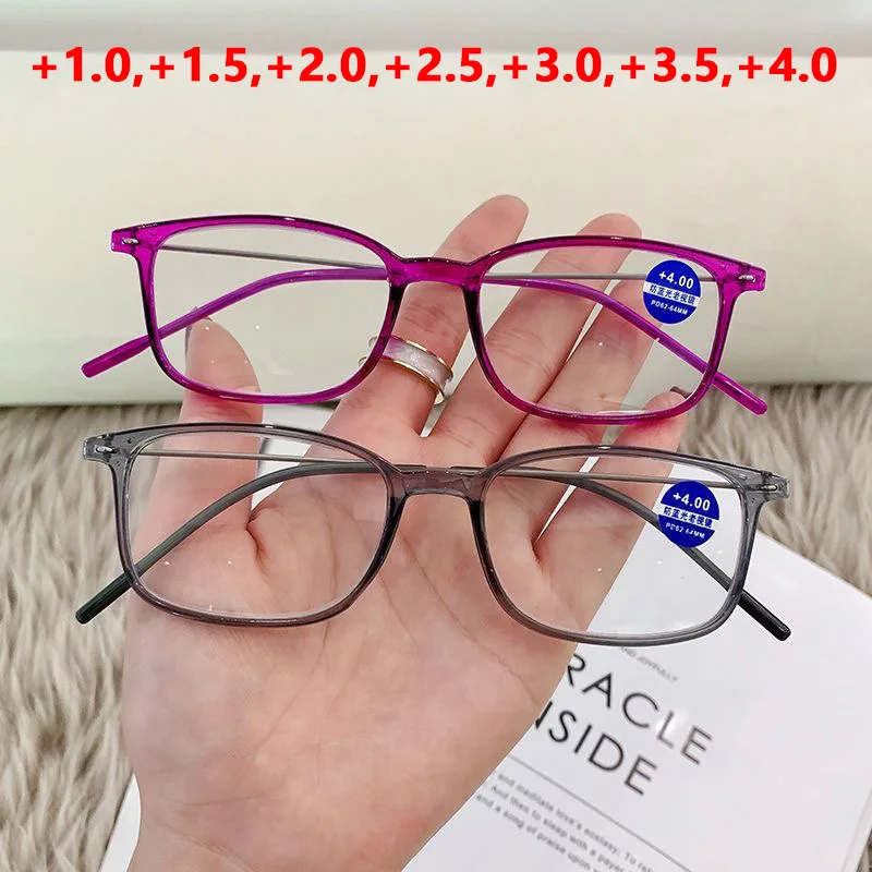 

2022 Anti-Blue Light Reading Glasses Full Frame Glasses For Men And Women Radiation Protection Square Optical Computer Glasses