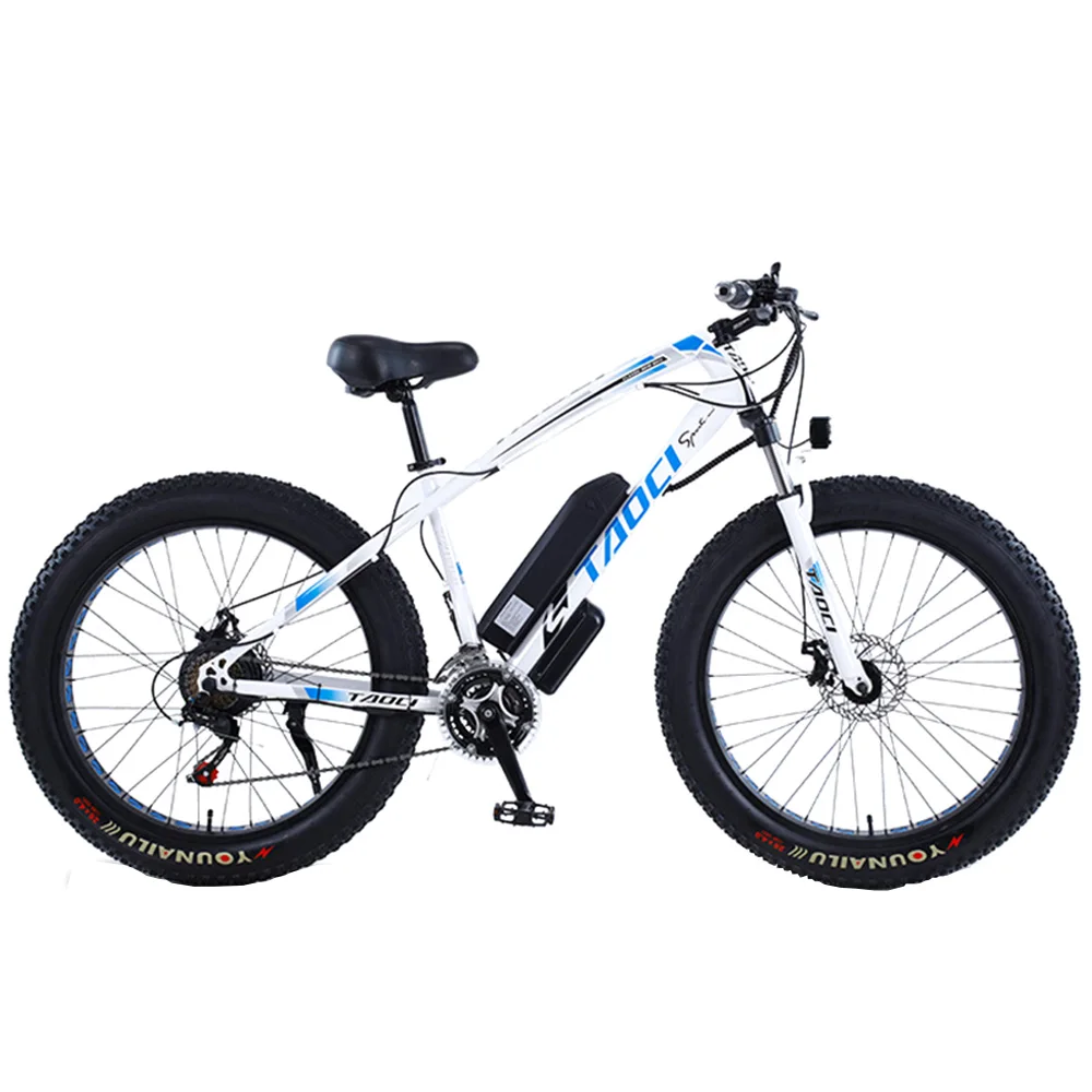 

36 Volts Electric Bike 26 Inches High Carbon Steel Bicycle Dual Disc Brakes Spring Fork Shock Absorber Travel Instead Aldult