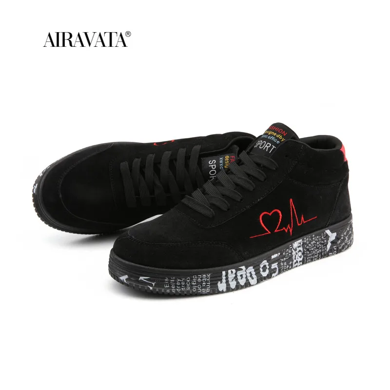 Fashion Women Vulcanized Shoes Sneakers Ladies Lace-up Casual Shoes Breathable Canvas Lover Shoes Graffiti Flat Zapatos Hombe
