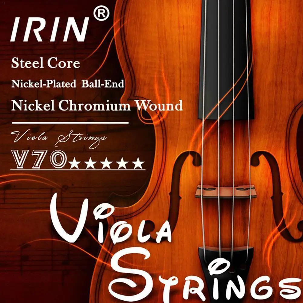 

V70 Viola Strings, Nickel-chromium Winding, Musical Violin Accessories Wholesale Strings Instruments Instrument Musical W9B9