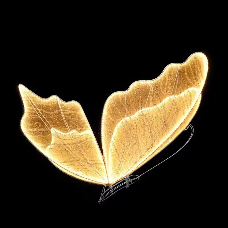 Светящиеся крылья бабочки для свадьбы подвесное украшение потолка сценическая