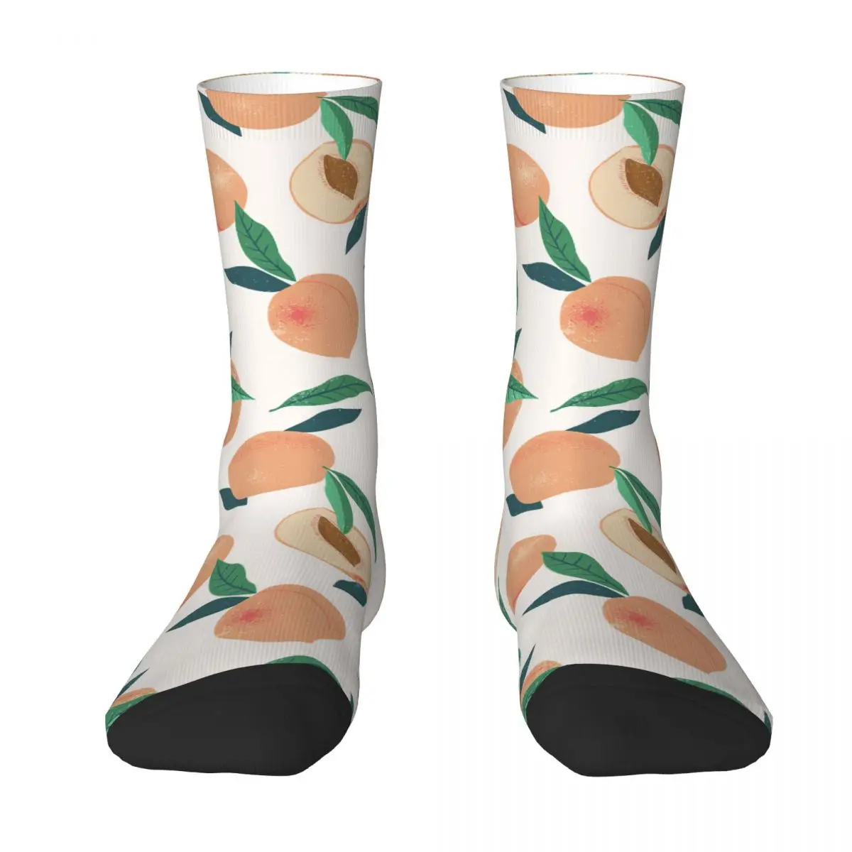 Apricot Seamless Pattern Adult Socks,Unisex socks,men Socks women Socks