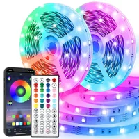 DC 24V LED Strip Lights Infrared Bluetooth Control RGB 5050 USB Lamp For Room Decor Music Sync TV Backlight Xmas Gift Luces LED