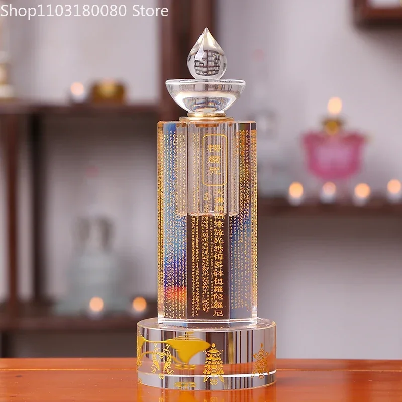 Хрустальная ступа Шурангама Мантра 18 см