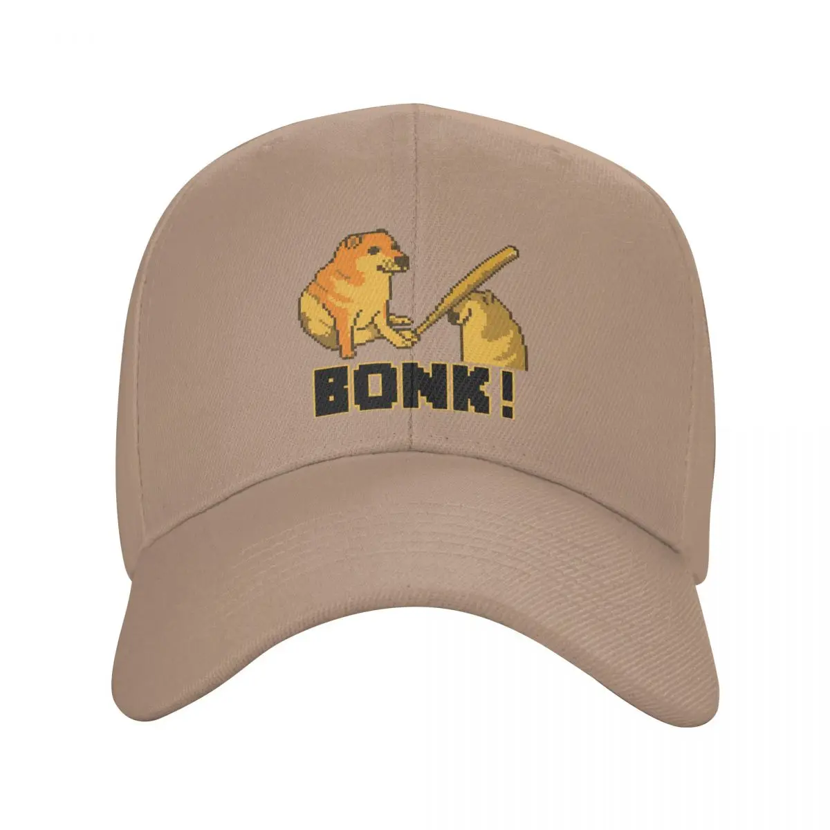

Classic Unisex Cheems Bonk Meme Pixel Art Baseball Cap Adult Shiba Inu Dog Adjustable Dad Hat Women Men Hip Hop Snapback Caps