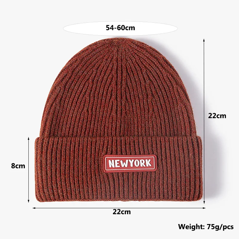 Осенние вязаные облегающие шапки из искусственного кроличьего меха женская