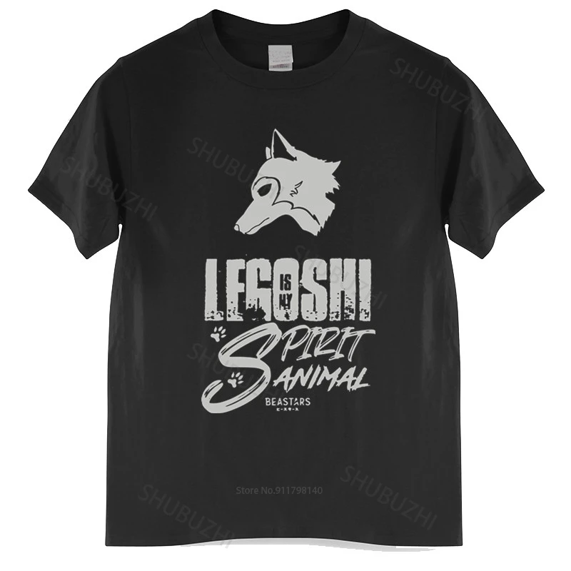 

Male Black Tshirt Beastars Legoshi Is My Spirit Animal Tee Men Japan Furry Manga Anime T Shirt Fashion Unisex Teeshirt Euro Size