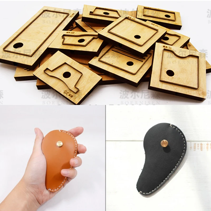 

Steel Rule Die Cut for DIY Leathercraft Pendant Car Key Case 60x100mm