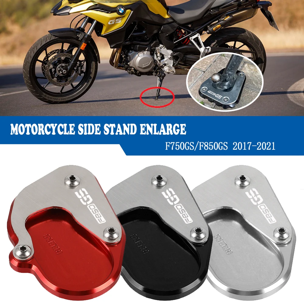

New For BMW F850GS 2017-2022 2021 2019 2018 2020 F850 GS F 850GS F 850 GS Motorcycle Side Stand Enlarge Sled Kickstand Foot Pad