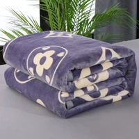fleece bed sheet air conditioning blanket officeblanket blanket blanket velvet blanket nap blanket small flannel coral