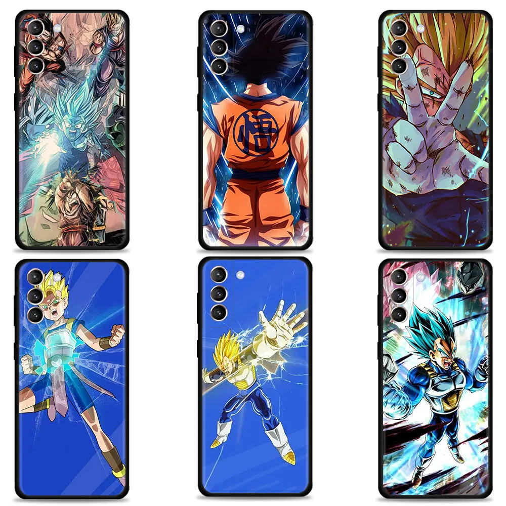 

Phone Case for Samsung Galaxy S20 S21 FE S22 Ultra S10 S9 S8 Plus S10e Note 20Ultra Cover Vegeta Super Saiyan Blue Evolution