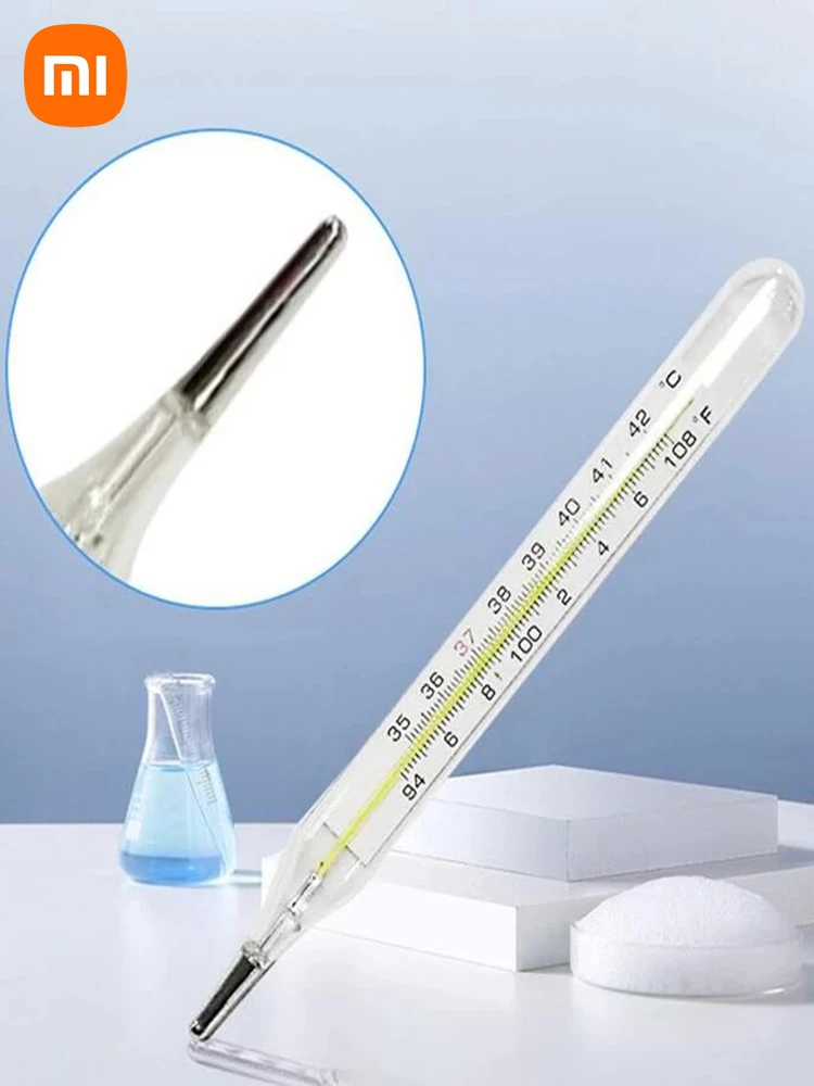 

Медицинский термометр Xiaomi, стеклянный домашний цифровой измерительный прибор с цифровым экраном для лечения лихорадки