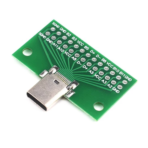 Liludin Type-C Male to Female USB 3.1 Test PCB Board Adapter
