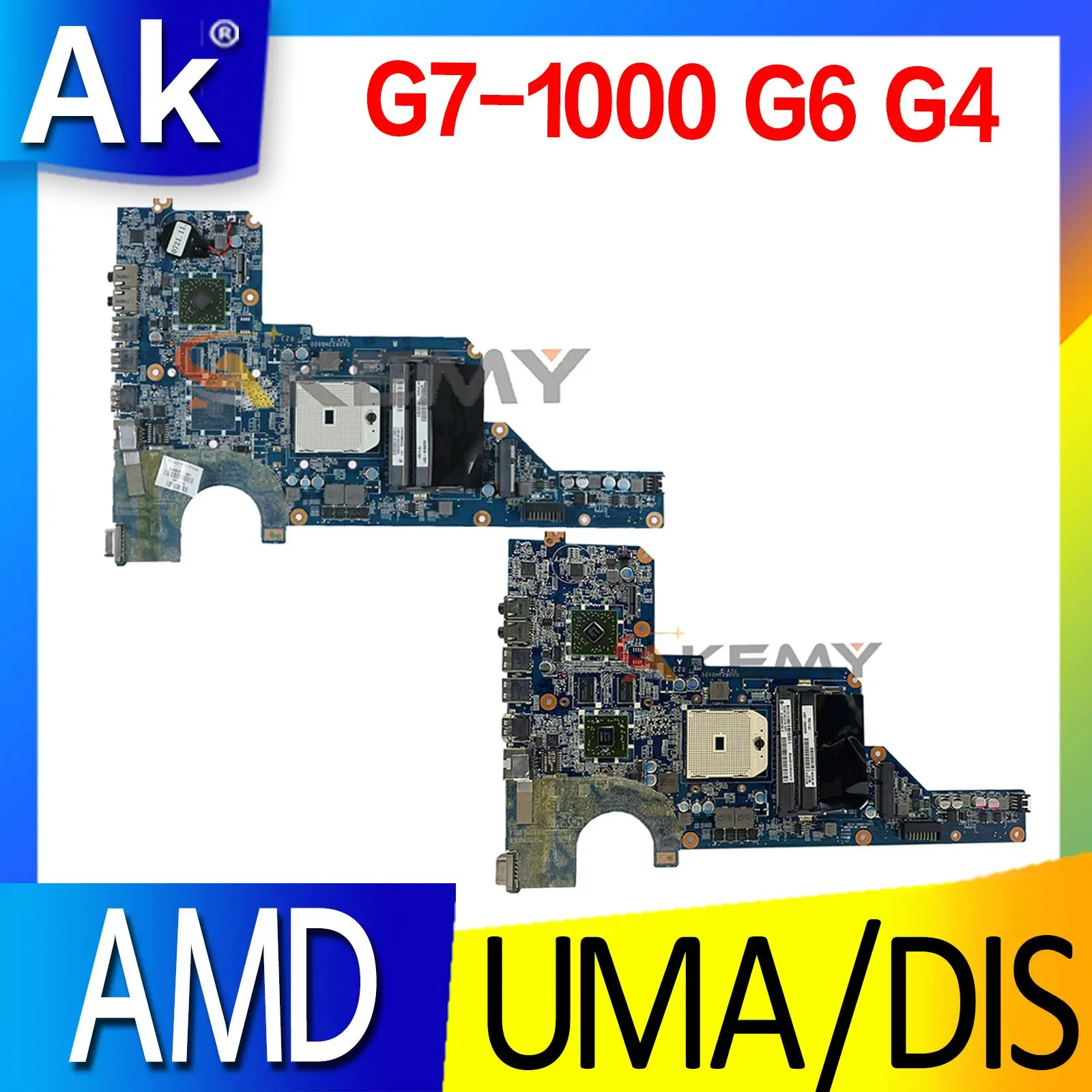 

649950-001 649948-001 для HP G7-1000 G6 G4 Материнская плата ноутбука DA0R23MB6D1 DA0R23MB6D0 материнская плата