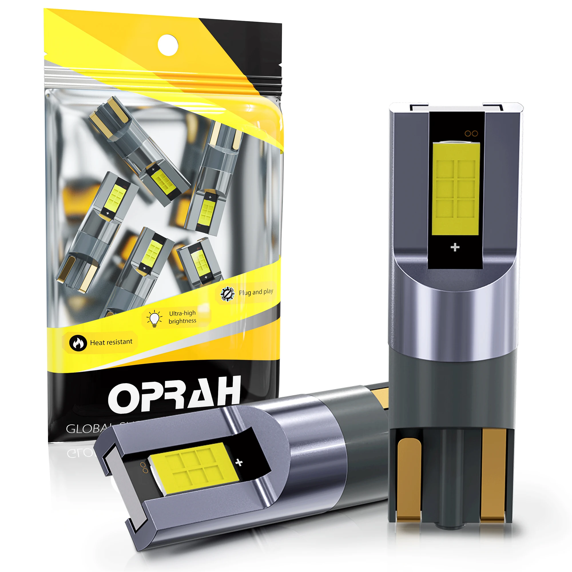 

Светодиодсветодиодный Лампы Canbus T10 W5W 3570, без ошибок, с клиновидным цоколем