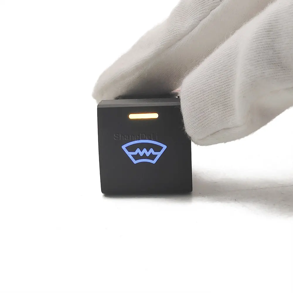 Светодиодная подсветка для автомобиля, Подогрев лобового стекла, кнопка нажима, динамик, звуковой сигнал, переключатель громкости для Toyota Camry 2018 Avalon Rav4 Prado 150 2020